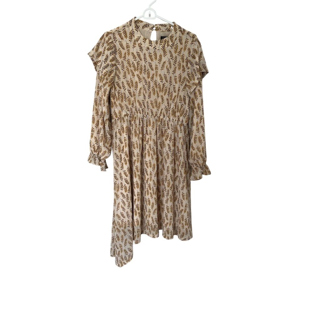 Mikarose Joey Dress Asymmetrical Hem Sz L